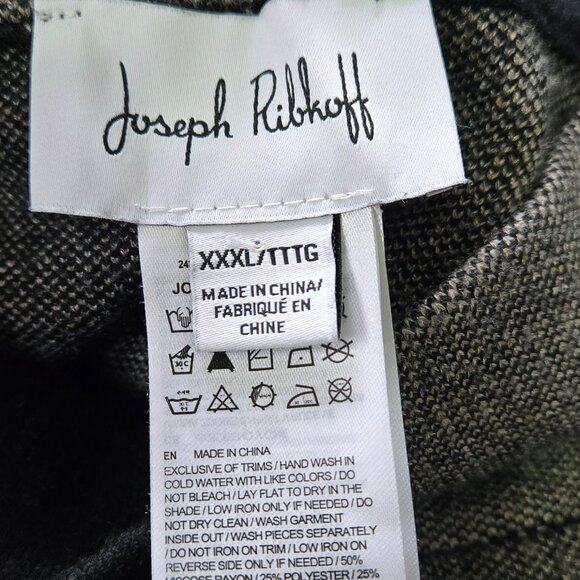 Joseph Ribkoff Color Block Asymmetrical Sweater - Picture 4 of 6